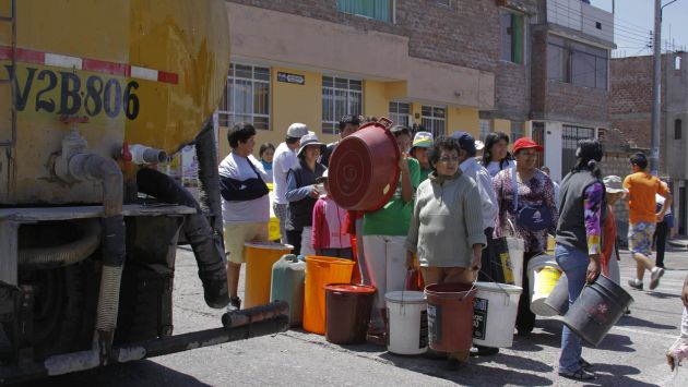 Siete distritos de Lima y Callao se quedan sin agua