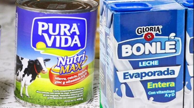 Gloria y Nestlé reciben multa por  engañar con ‘leche’ al  consumidor