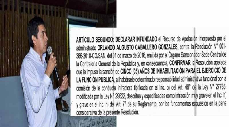 Alcalde de Mi Perú elige como asesor a funcionario inhabilitado por la Contraloría