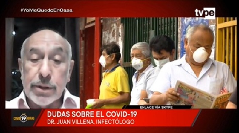 Covid-19:  infectólogo pide aplicar cuarentena total en Perú