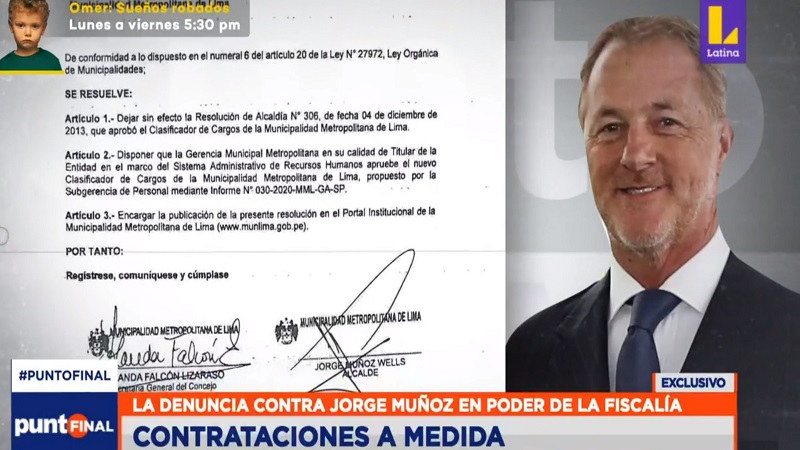 Alcalde de Lima contrató a funcionarios que no tienen estudios profesionales