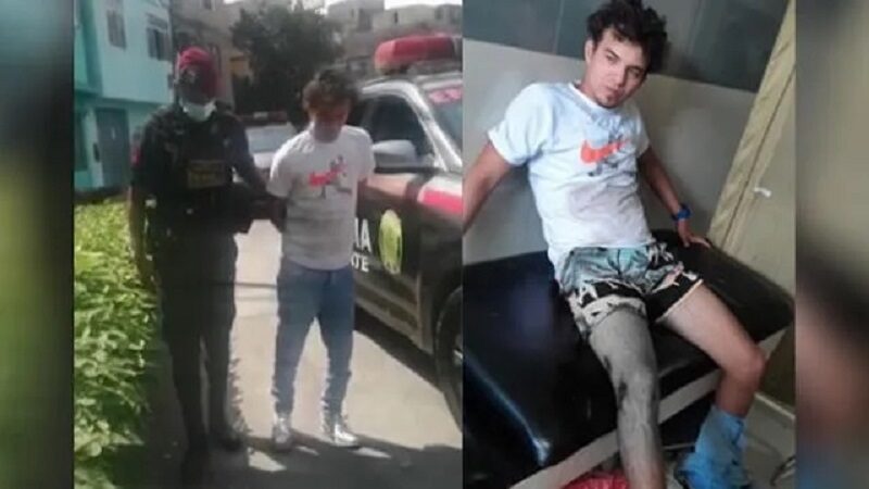 San Martín de Porres: asaltante se dispara en la pierna por escapar de la Policía